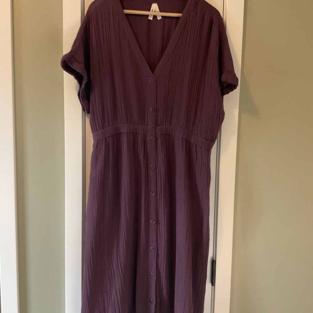pact organic cotton midi dress